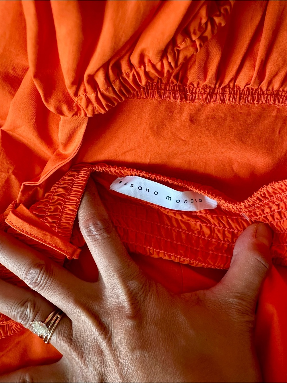Susana Monoco Orange Spaghetti Strap Maxi Dress - Picture 7 of 8